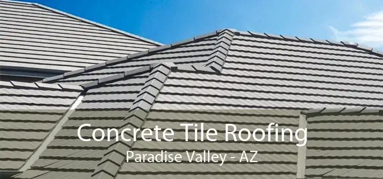 Concrete Tile Roofing Paradise Valley - AZ