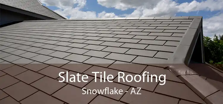 Slate Tile Roofing Snowflake - AZ
