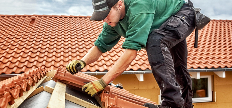 Spanish Clay Roof Tiles in Bisbee, AZ